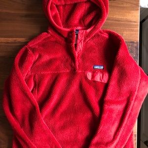 Women’s Patagonia Hooded Re-tool fleece L